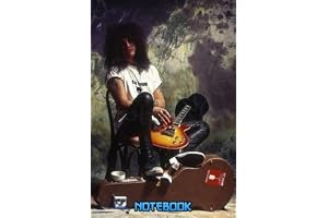 Notebook : Slash Musician Rockband Lined Notebook Journal 6 x 9" 100 Pages for School Supplies , Thankgiving Notebook Gift #3