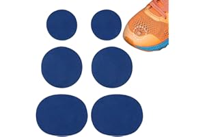 LearnLyrics Patch di riparazione per scarpe - Patch di riparazione per la prevenzione dei fori delle scarpe - Cuscini interni per scarpe in tessuto, pelle e tacchi alti, blu, Se référer au descriptif
