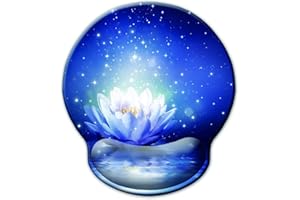 Hosimoln Mauspad, Handgelenkstütze, rutschfest, zur Schmerzlinderung, ergonomisches Mauspad aus Memory-Schaum, für Büro/Spieler, hehua021