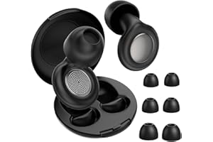 ZEEOYAN Tapones Oídos Ruido Dormir, Silicona Tapones reutilizables ultra suaves con 4 pares de almohadillas de silicona, tapones para dormir para estudiar (Gris, Extrapequeño)