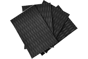 rockible 4x Deck Grip Mats Anti Slip Boat Decking Sheet Surfboard Traction Pads for Kayak Yacht