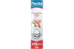Flexitol Cracked Heel Balm, Visible Results in 1 Day, For Extremely Dry Feet & Cracked Heels, Removes Hard Skin, 25% Urea, Medically Proven Foot Cream, Suitable for Diabetics, 1 x 112g