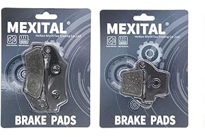 MEXITAL Pastiglie freno Semi-metallico Anteriori + Posteriore per CR 125 R/CR 250 R (02-07) / CRF 250 R/X (04-17) / CRF 450 R/X (02-17)