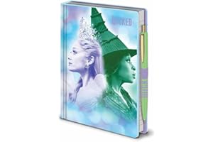 PYRAMID INTERNATIONAL Wicked Elphaba & Galinda A5 Notebook and Pen Set, Official Licensed Broadway Merchandise, Premium Stationery Gift for Musical Fans, Students & Collectors