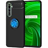 SORAKA Funda para Realme X50 Pro 5G con Anillo Giratorio de 360 Grados Funda Silicona Suave Funda Ultrafina con Placa de Meta