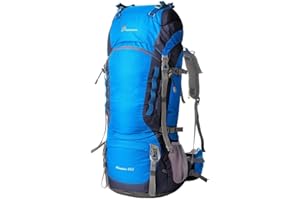 MOUNTAINTOP Mochila Senderismo Hombre Mujer 80 Litro Mochilas Trekking Viaje Impermeable Multifuncional para Acampada Montaña Escalada