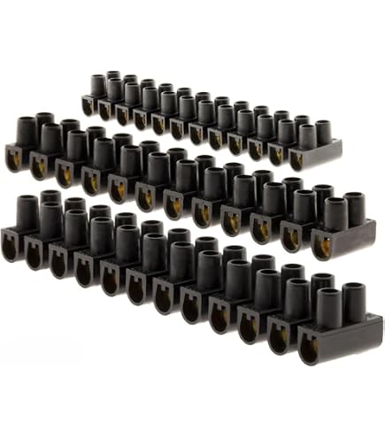 Blocs De Jonction Electriques DEBFLEX - Bornes 2,5mm² Blanc - Lot De 10