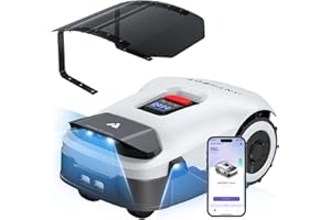 ANTHBOT Genie 600 Mähroboter mit Einfacher Garage, Ohne Begrenzungskabel, RTK & 4-Kamera-Vision, KI-Hinderniserkennung, Präzise Navigation, Smarte App-Steuerung, Max. 900 m²