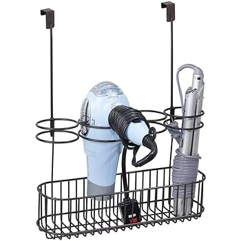 Amazon.de: mDesign Fönhalter ohne Bohren - ideales Türregal zur Fön