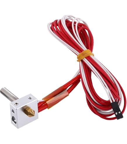 VGOL 2 Stück MK8-Düse Aus Gehärtetem Stahl 0,6 Mm – Hochtemperatur-Düse Bis 450 °C – Kompatibel Mit Ender 3, MakerBot & CraftBot