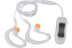 Zunate Écouteurs Lecteur MP3 sous-Marin, Lecteur de Musique en Streaming étanche avec Casque pour la Natation, la Plongée, la Course, 8 Heures de Lecture, Son Supérieur (White)