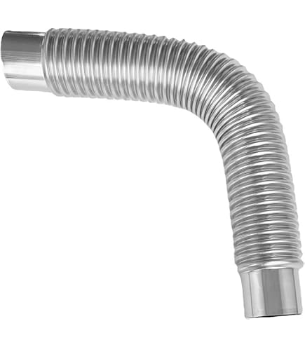 Gomito Per Tubo Fumario In Acciaio Inox 90° - Multidiametro (50mm-100mm) Per Stufe E Caminetti