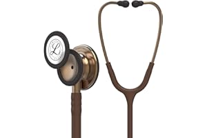 3M Littmann Classic III Monitoring Stethoscope, Copper-Finish Chestpiece, Chocolate Tube, 27 inch, 5809