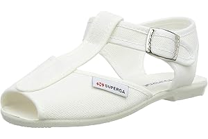 SUPERGA 1200 COTJ, Sandali con Chiusura a T Unisex-Bambini e Ragazzi
