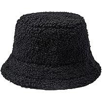 Anna-Kaci Comfy Faux Fur Fuzzy Bucket Hat Colorful Winter Warm Hat Plush Fisherman Cap For Women