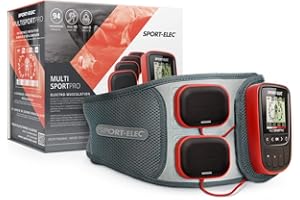 Sport-Elec Multisport PRO Nuovo, Elettrostimolatori Unisex-Adulto, Rosso, Taglia Unica