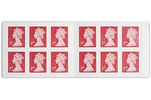 ROYAL MAIL 12 x 1st Class Standard Self Adhesive Postage Stamps ( Random design )