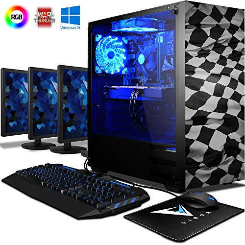 VIBOX Pyro GSR7TX-306 Gaming PC Ordenador de sobremesa con Cup n de Juego Win 10 3X Triple 22 HD Monitor 4 1GHz Ryzen 8-Core GeForce GTX 1080 Ti 16GB DDR4 RAM 1TB HDD-SSD VIBOX Pyro GSR7TX-306 Gaming PC Ordenador de sobremesa con Cup n de Juego Win 10 3X Triple 22 HD Monitor 4 1GHz Ryzen 8-Core GeForce GTX 1080 Ti 16GB DDR4 RAM 1TB HDD-SSD
