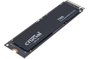 Crucial T705 SSD 2To PCIe Gen5 NVMe M.2 SSD Interne Gaming (Nouveau 2024), Jusqu’à 14.500Mo/s, Microsoft DirectStorage, Rétrocompatibilité PCIe 3.0 et 4.0, Disque Dur SSD - CT2000T705SSD3