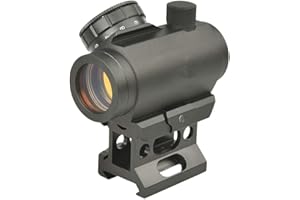Minidiva 4 MOA Red Dot Sight 1x25mm Rifle Scope with High Rail 20mm Weaver Mount