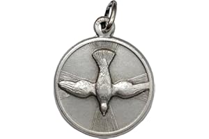 I G J MÉDAILLE DU SAINT-ESPRIT (LA COLOMBE DU SAINT-ESPRIT) - LES MÉDAILLES DES SAINTS PATRONS - 100% FABRIQUÉ EN ITALIE