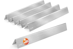 GasSaf 57,1 cm Flavorizer Bar für Weber Spirit 300 mit seitlichem Bedienfeld, 304 Flavorizer Bars Ersatz für Weber 7536 7537