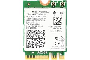 HIGHZER0 ELECTRONICS Intel AX200 WiFi 6 Dual-Band Adapter | M.2 Interface 802.11ax for PCs | Up to 2.4 Gbps | Bluetooth 5.2 Enabled | Compatible with Intel, AMD, Windows 10/11, Linux | AX200NGW No vPro (AX200)