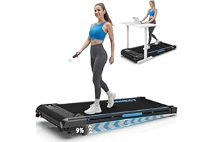 Vannect Tapis Roulant Elettrico con Inclinazione, 1-10Km/h Tapis Roulant Salvaspazio con Dispaly a LED e Telecomando, 2.75HP Walking Pad Salvaspazio per Casa, Capacitato 150Kg