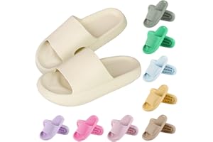 Menore Slippers Women Slides Men Quick Drying Flip Flops Non-Slip Sandals Summer Beach Pool Pillow Sliders Indoor Outdoor