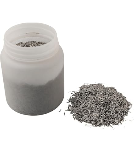 Produktbild von 1 Kg Magnetische Poliernadeln Aus 304 Edelstahl – 0,7 X 5 Mm, Für Magnet-Schleifgeräte, Entgraten & Oberflächenpolieren