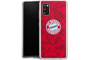 DeinDesign Coque en Silicone Compatible avec Samsung Galaxy A41 Etui Silicone Coque Souple FC Bayern Munich Camouflage FCB