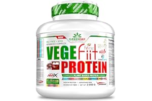 AMIX Greenday Vegefit Protein, Cacahuete-Choco-Caramelo - 2 kg
