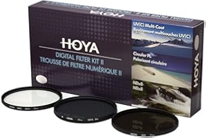 Hoya Digital Filter Kit (58mm) inkl Cirkular Polfilter/ND-Filter (NDx8)/HMC-C, UV-Filter