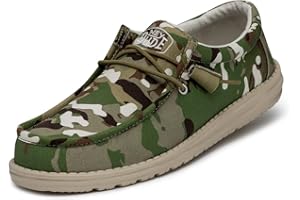Hey Dude Wally Camouflage, MOC Toe Shoes Homme