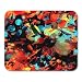 Produktbild Mouse Pads Blue Yellow Batik Colored with Spots Triangles Circles and Dots Abstract Black Abstraction Colorful Mouse Pad for notebooks,Desktop Computers mats 7.08 (Lx 8.66 (W) inch Office Supplies