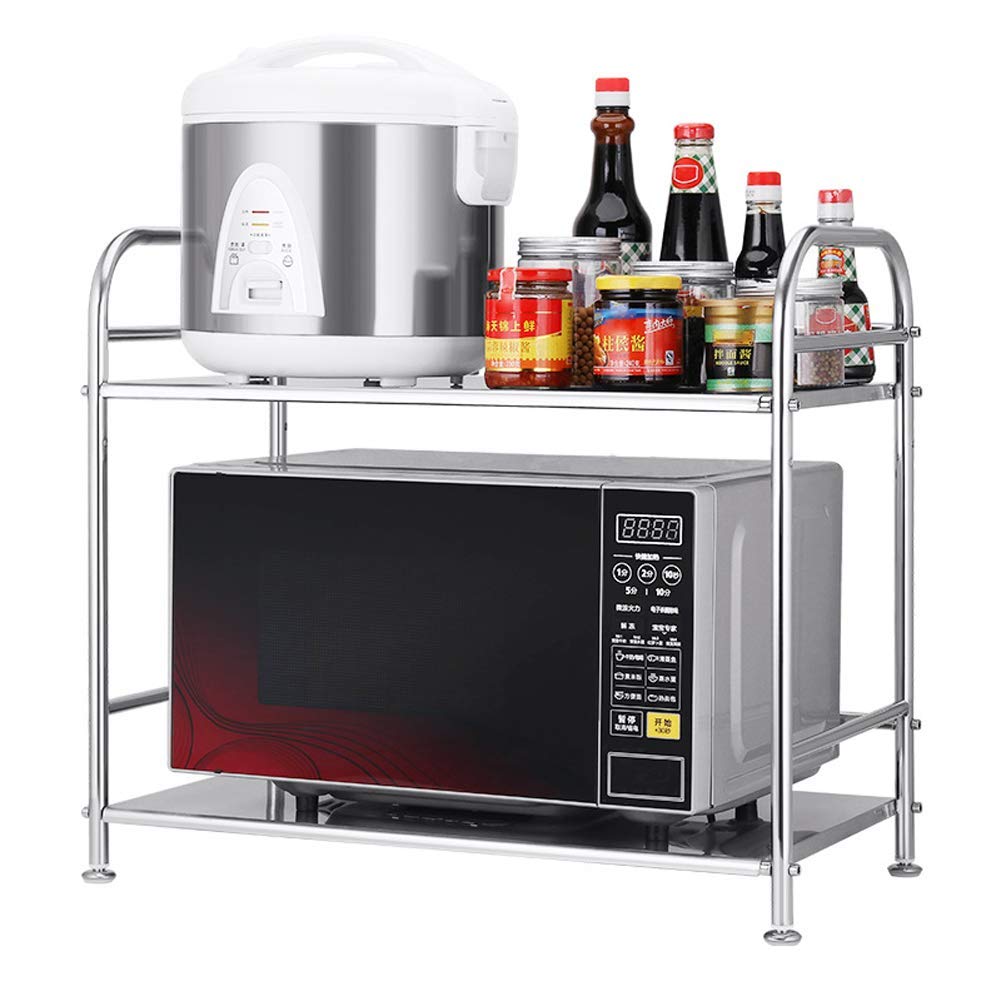 Mikrowelle Regal Edelstahl Küchenregal Mikrowellen-Lagerregal