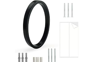 HASWARE Número De Casa Flotante: 5 Pulgadas (12cm) Números De Puertas Modernos - SeñAlizacióN Para La Oficina De Correos De La Calle (0, Negro)