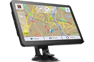 GT HITGX Sat Navs for cars uk 2025, 7 inch Truck Sat Nav uk Lifetime Free Updates, Satnav UK EU Maps, Support Postcode Search and Voice Guidance, Speed Camera Alert, Lane Guidance Assist, PO