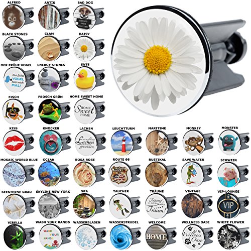 Waschbeckenstöpsel Daisy, viele schöne Waschbeckenstöpsel zur Auswahl, hochwertige Qualität ✶✶✶✶✶