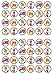 Produktbild 48 Fire Engine, Fireman, Feuerwehrauto, Feuerwehrauto, Essbare PREMIUM Dicke GEZUCKERTE Vanille, Reispapier Mini Cupcake Toppers, Cake Pops, Cookies für Wafer