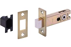 HUNTA HANDLEZONE® Bathroom Toilet Door Deadbolt Lock - Antique Bronze - 76mm Bolt with 57mm Backset