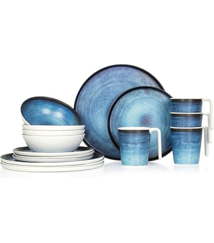 Melamine Camping Tableware Set For 4 People Harmony 16 Pieces 4 - View #4