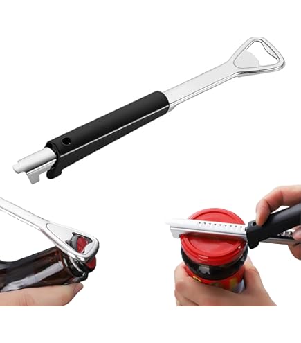 2 Apriscatole Manuali Regolabili - Acciaio Inox, Per Anziani E Artrite, Apertura 1-10 Cm - Foto 7