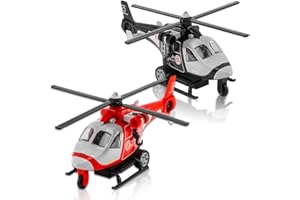 HAJXXMM Helicopter Toy, Toy Helicopter, Helicopter Models for Kids, Airplane Toys Boys Plane Playset, Realistic Details Toys Plane for Kids Educational Classroom Rewards Party Favors -A