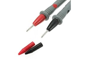 SPICOM Universal 10A Digital Multimeter Test Leads Probes Volt Meter Pin Cable Pair For Digital Multimeter Meter DMM Sharp Tip Test Prob