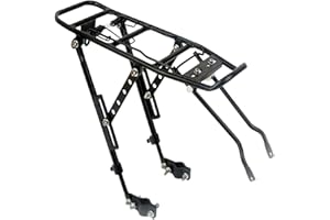 Baoblaze Portaequipajes Trasero para Bicicleta, Asiento Trasero de Aluminio, Portaequipajes para Bicicleta, Estante de Bicicleta