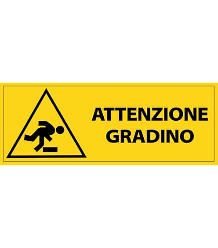 vsafety segni 68032 ax-s ad alta tensione segnale di, Autoadesivo, Bollitore, paesaggio, 300 mm x 100 mm, colore: nero/giallo