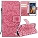 Price comparison product image ZXK CO iPhone 7 Wallet Case, iPhone 8 Flip Case with Magnetic Closure, Mandala PU Leather Flip Case Cover with Card Slots & Stand for iPhone 7/8 4.7" 360 Degree Protection Hoster (Pink)