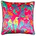 Produktbild Riva Paoletti Parrot Kissen Cover – Hot Pink, wendbar, Blumenmuster Parrot Print – Modernes Design – maschinenwaschbar – 100% Baumwolle – 50 x 50 cm (50,8 x 50,8 cm Zoll) – Entworfen in Großbritannien