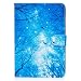Produktbild iPad Mini 5 Hülle, iPad Mini 5 Schutzhülle, iPad Mini 5 coverAlfort Lederhülle Flip Cover PU Leder + PC Hülle Magnetverschluss Flip Case Ledercase Handytasche mit Standfunktion (Blaues Holz)